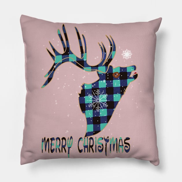 christmas Pillow by bratshirt