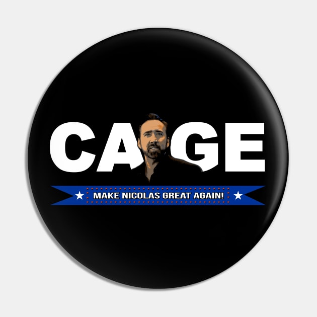 Make Nicolas Great Again Pin by Simmerika