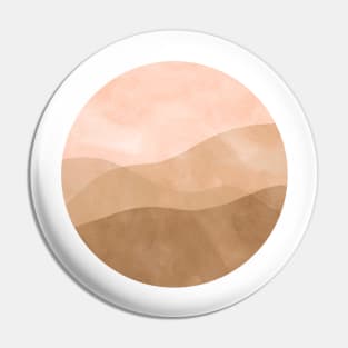 Pink Watercolor Landscape Pin