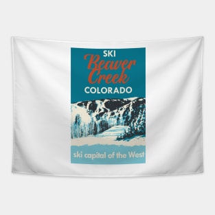 Beaver Creek Vintage Ski Poster Tapestry