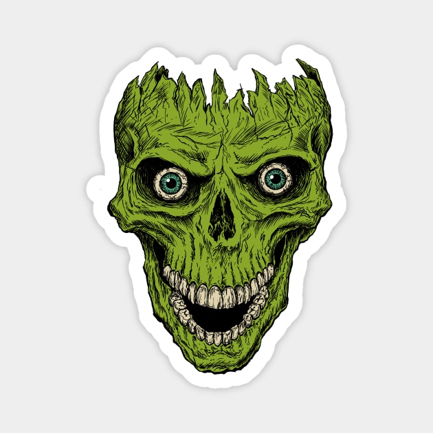 Crackhead Rot Green Magnet by JayJayJackson