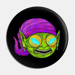 Occultist Goblin Pin