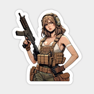 Tactical Girl Magnet