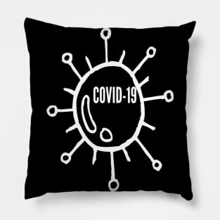 Covid-19 (White) Pillow