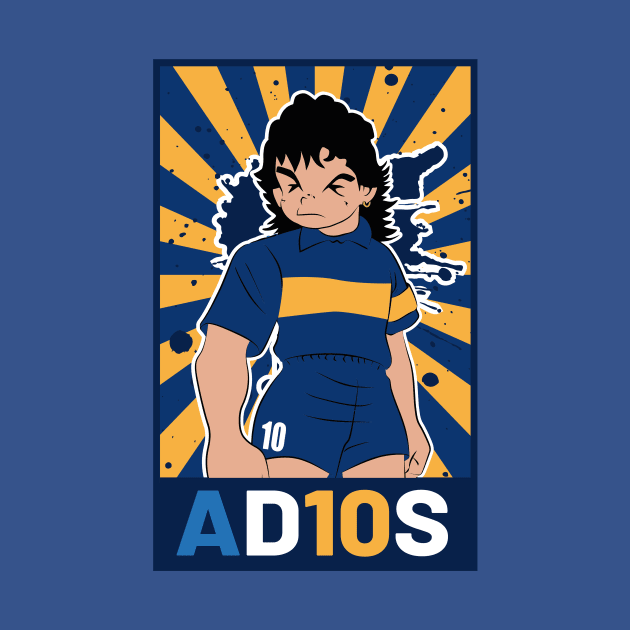 Diego Maradona 10 Legend by TEEWEB