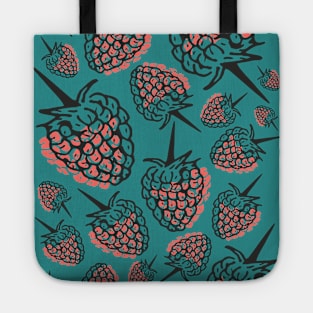 Feel Raspberry Summer Pattern Tote