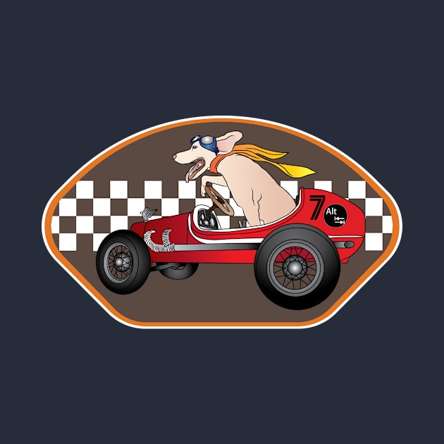 Pup Hotrod Racer by AltTabStudio