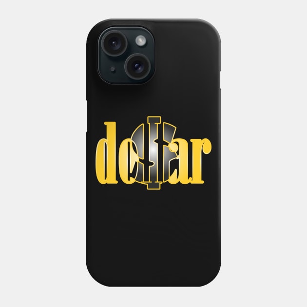 Shiny Dollar Phone Case by Jokertoons