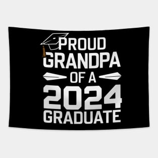 Proud Grandpa of a 2024 Graduate Senior Class Family Graduation Tapestry