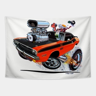 Vince Crain High Octane 1970 Dodge Challenger Tapestry