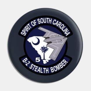 B-2 Stealth Bomber - South Carolina Pin