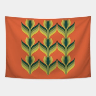 70s Tulips Tapestry