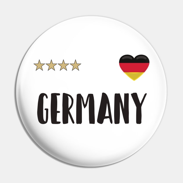 Germany Soccer Football Fan Shirt Flag Pin by Sal71