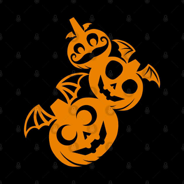 Vampire Pumpkin Buddies by OdinUnger