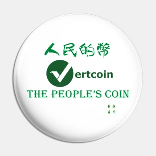 Vertcoin, the people's coin Pin