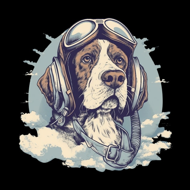 Aviator dog by GreenMary Design