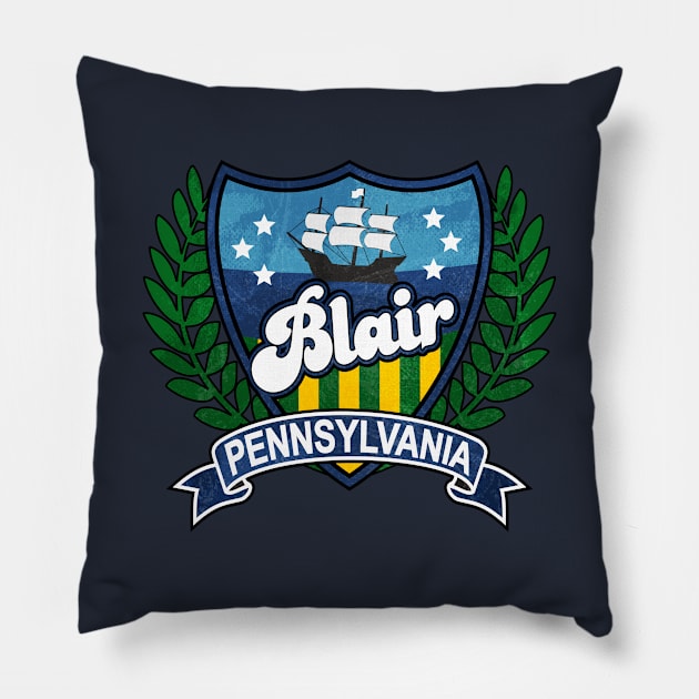 Blair Pennsylvania Pillow by Jennifer