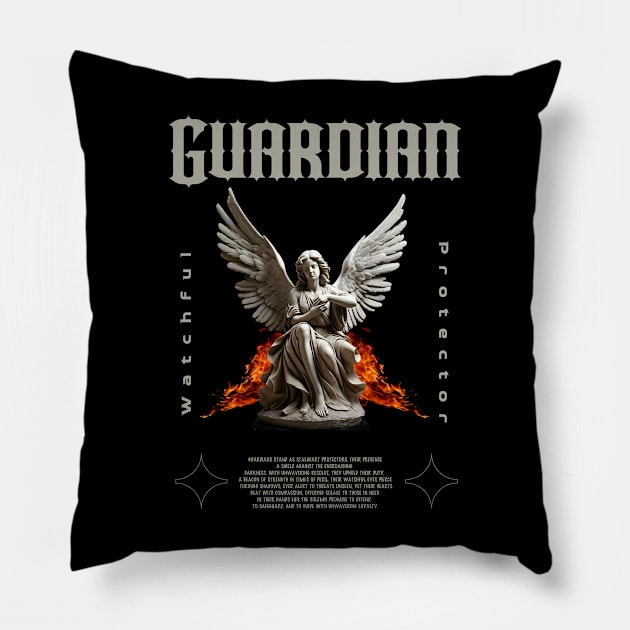 Guardian angel Pillow by DJ Saifee Designs 