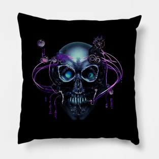 Wired skull Pillow