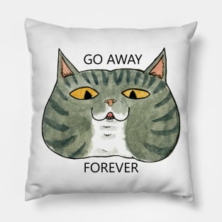 Go-Away Cat Pillow