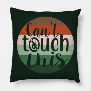 Can´t touch this, circle illustration Pillow