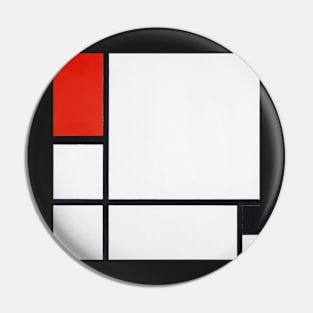 Composition No. I with red and black Pin