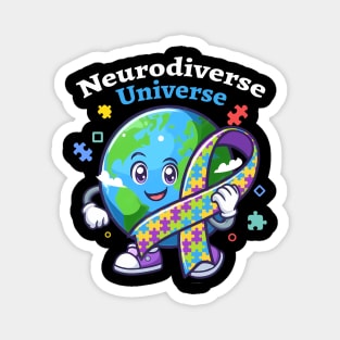 Neurodiverse Universe Autism Awareness Month Magnet