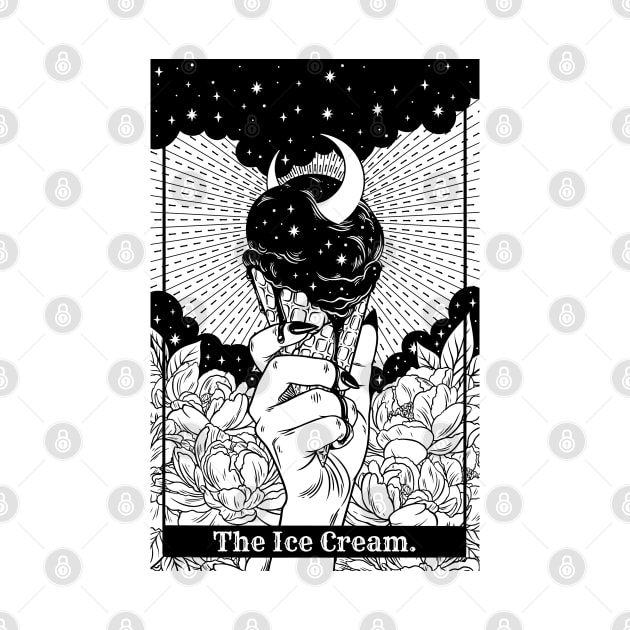 Tarot card the Ice cream by OccultOmaStore