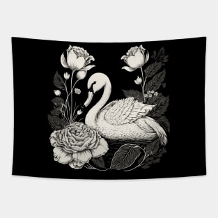 Beautiful Swan Tapestry