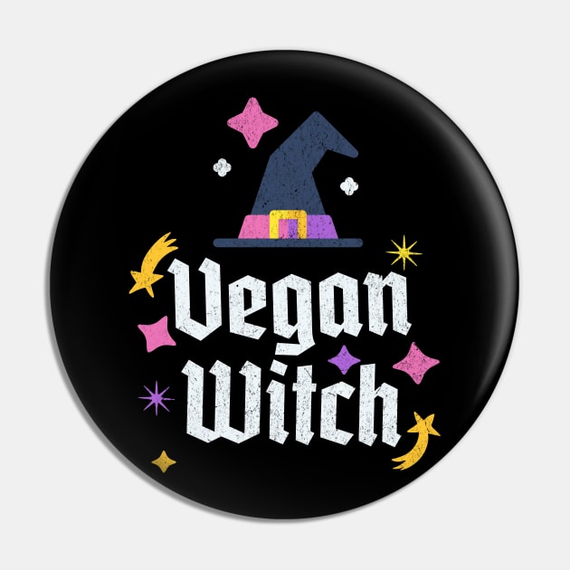 Vegan Witch, Vegan Halloween, Witchy Vegan, Funny Vegan Gifts Pin by KindWanderer