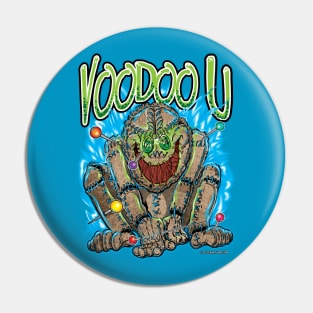 VooDoo U Voodoo Doll Cartoon Pin