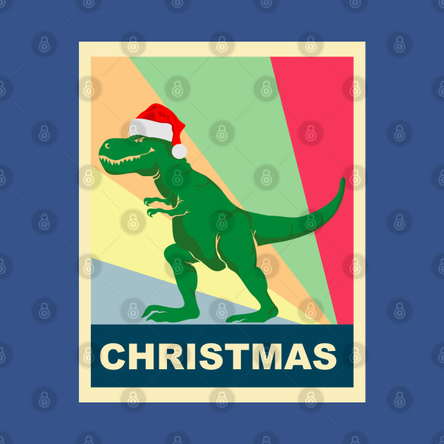 Disover dinosaurs celebrate Christmas - Merry Christmas - T-Shirt