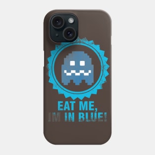 Eat me, im in blue! Phone Case