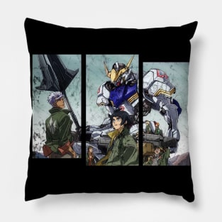 Collage of Tekkadan Team Pillow