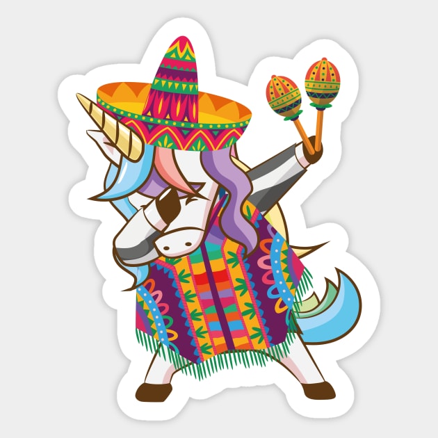Sombrero Unicorn Dabbing Cinco De Mayo T-Shirt Sombrero Unicorn Dabbing Cinco De Mayo T-Shirt