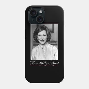 beautifully aged Rosalynn Carter Phone Case