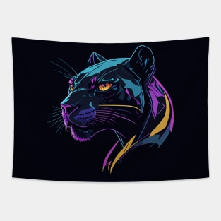 Panther Portrait Tapestry