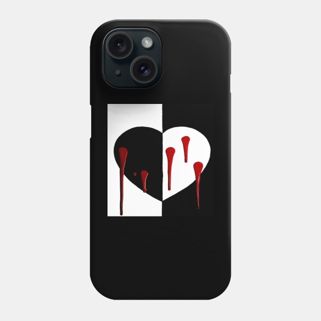 Shot Through the Heart Phone Case by ArtAndBliss