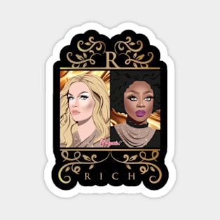 Blair and Mayhem from Drag Race Magnet