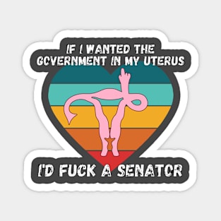 If I Wanted The Government In My Uterus Shirt Magnet