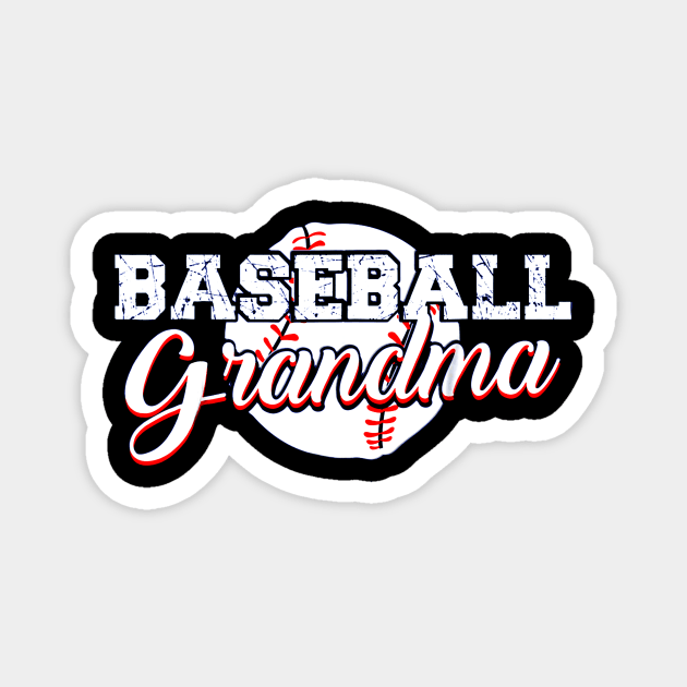 BASEBALL GRANDMA SHIRT - BEST GIFT FOR GRANDMA Magnet by Vigo