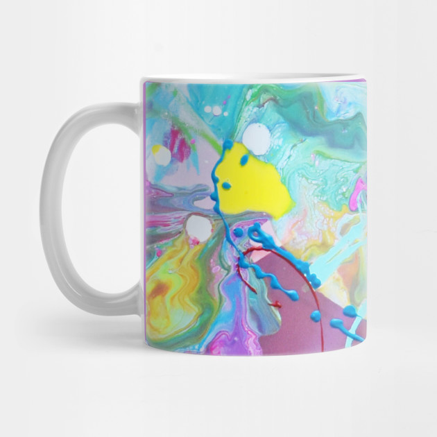 Playful Mess Abstract Art Design Mug Teepublic