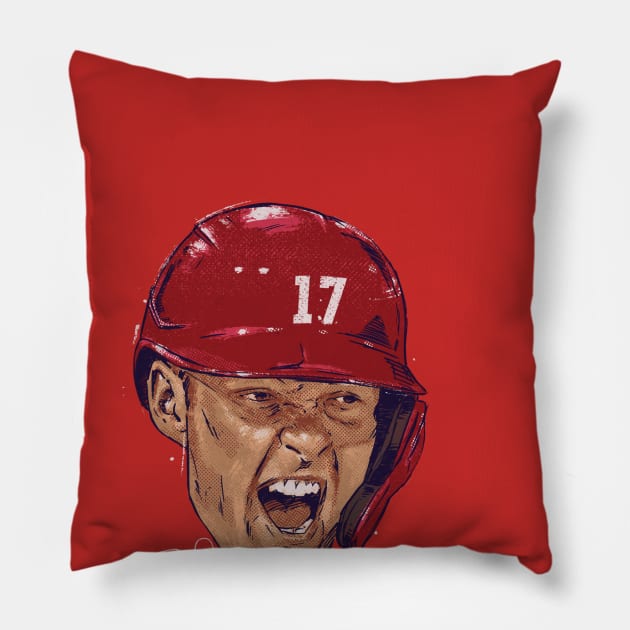 Rhys Hoskins Philadelphia Scream Pillow by ganisfarhan