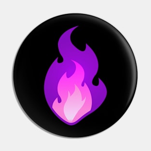 Purple Flame Pin