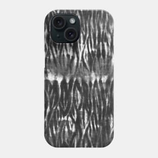 Bright Black and White Shibori Phone Case