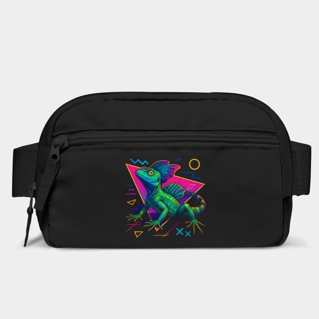 Retro Neon Brown Basilisk by Reptiq's Store