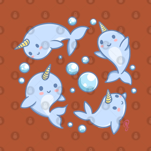 Narwhals by Griffywings