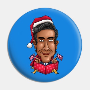 Rishi Sunak Christmas Gift Box Pin