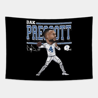 Dak Prescott Dallas Cartoon Tapestry