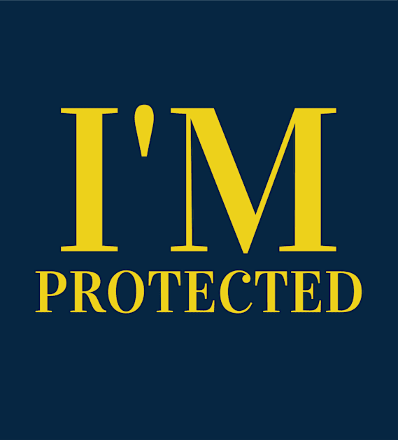 I'm protected Kids T-Shirt by faithfulart3